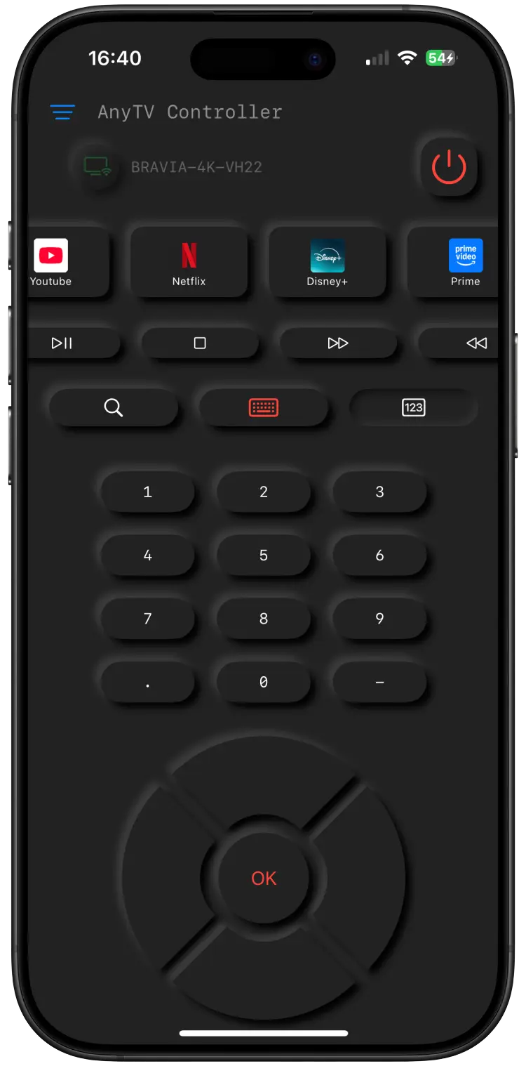 number pad - turning channel more smoothly